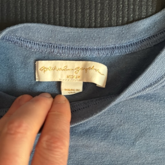 Spiritual Gangster “Namastay in the Shade” Pullover, cornflower blue, Medium - Picture 3 of 4